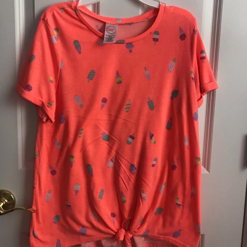 Cat & Jack ice cream printed shirt